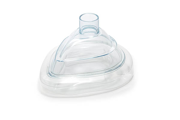 Economy, anaesthetic face mask, size 6, extra-large adult, no hook ring, 22F