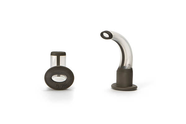 One-piece Guedel airway, size 1, ISO 6.5, brown - sterile