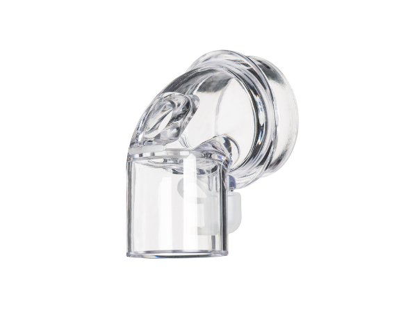 BiTrac Select™ interchangeable non-vented elbow with anti-asphyxiation valve