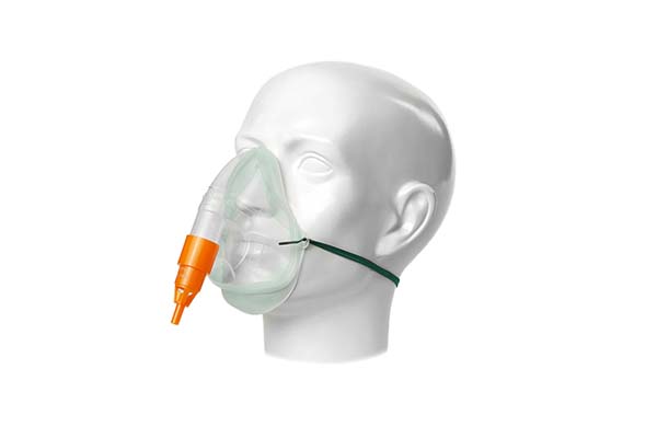 Intersurgical EcoLite™, adult, oxygen mask with 31% venturi valve, orange