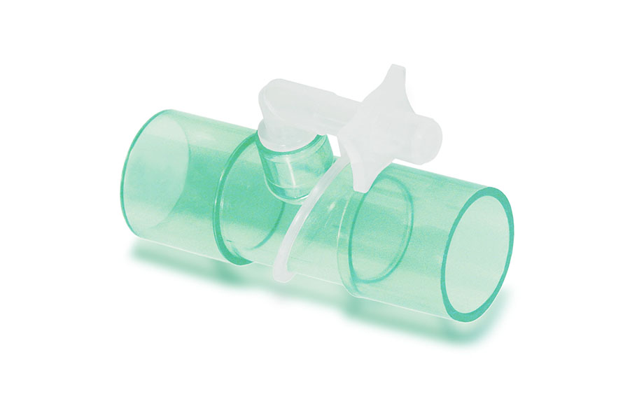 Straight connector 22M - 6mm OD stem and cap - 22M