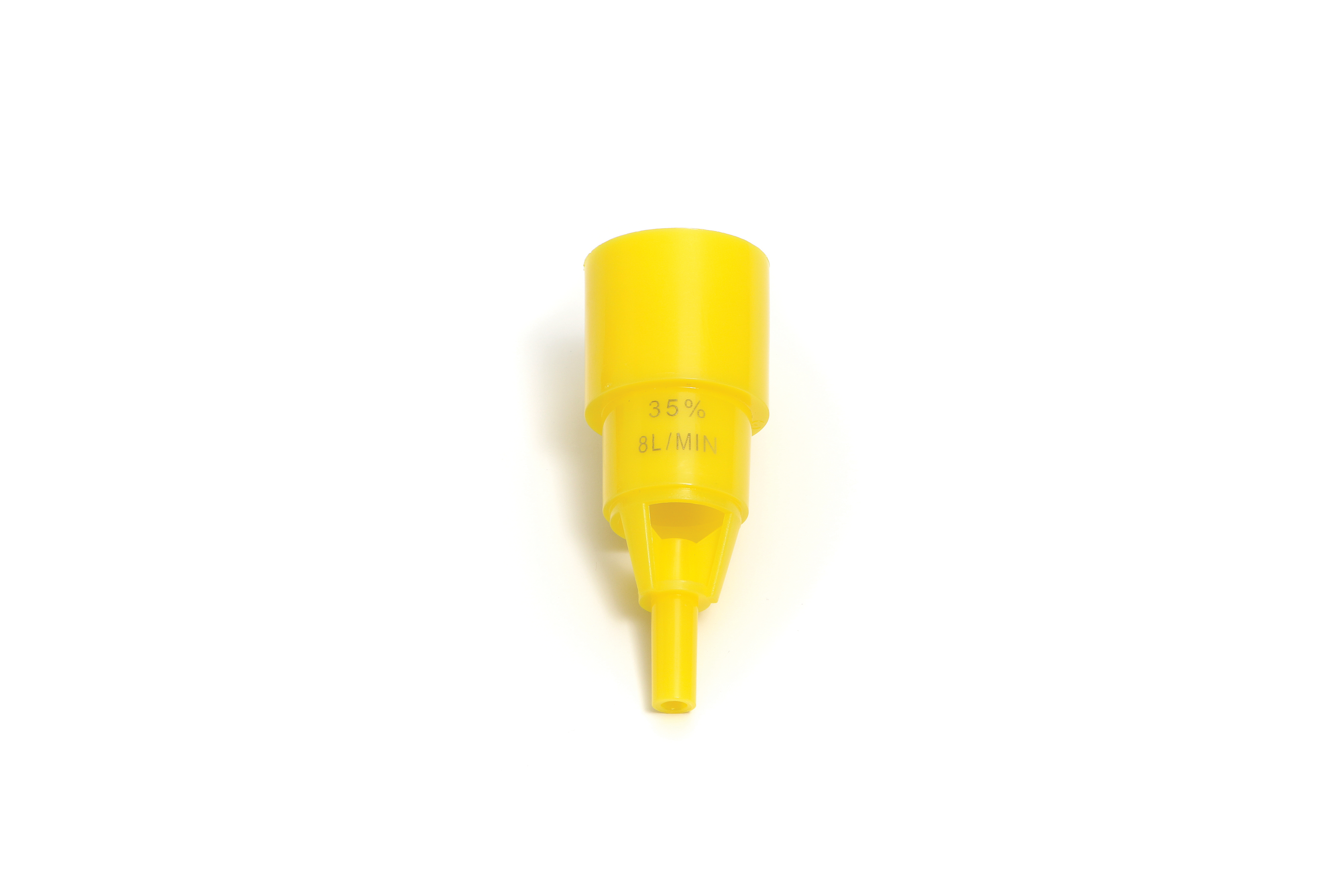 Venturi valve 35% oxygen, yellow (Formerly code 0035000)
