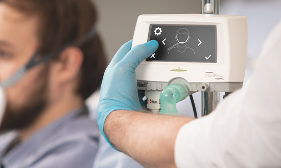 Setting up the InterFlow™ Respiratory Gas Blender