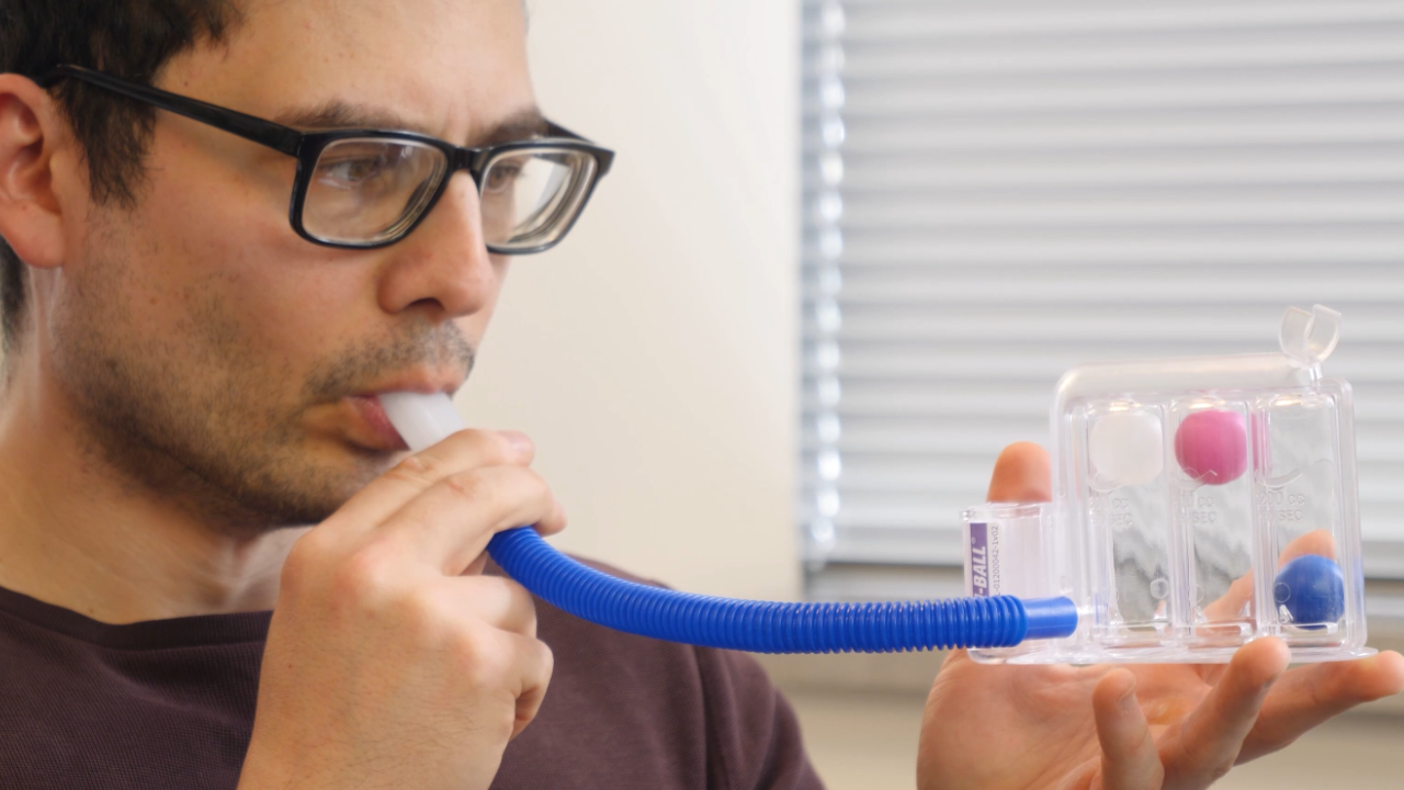 TRI-BALL® respiratory exerciser