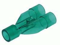 22mm parallel Y-piece 22M/15F patient connection - 22M-22M