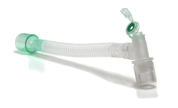 Flexible double swivel catheter mount, 22F - double flip top cap with seal - 22M/15F, ≥170mm - Sterile